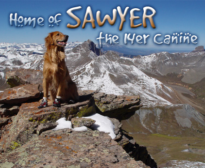 Home of Sawyer the 14er Canine
