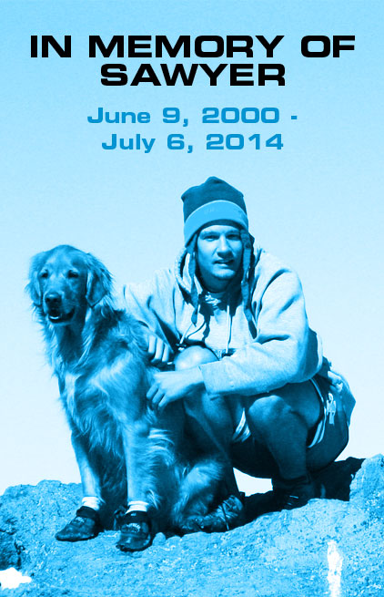 Sawyer and Me on the Uncompahgre Peak summit